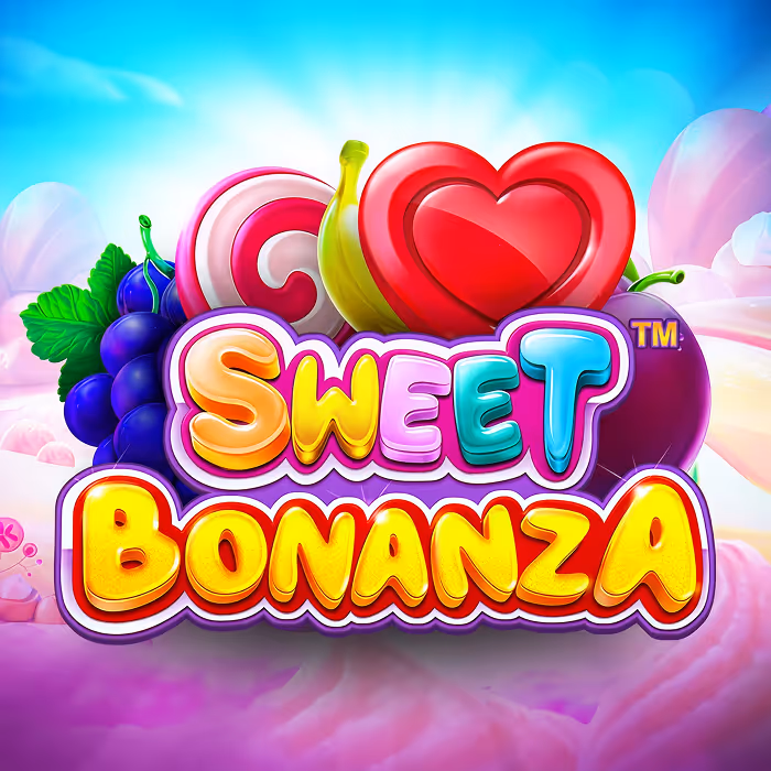 Sweet Bonanza slot featuring tumbling reels and multiplier bombs in candy-themed gameplay